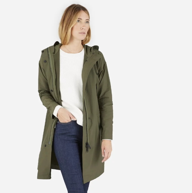 green anorak jacket womens