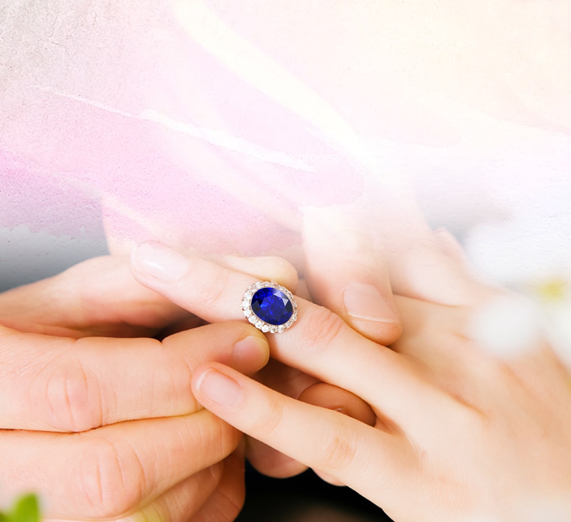 gemstone engagement rings